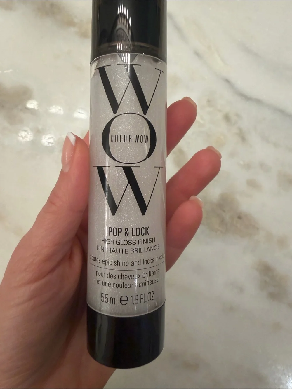 Color Wow Pop & Lock High Gloss Finish - Silver Shine